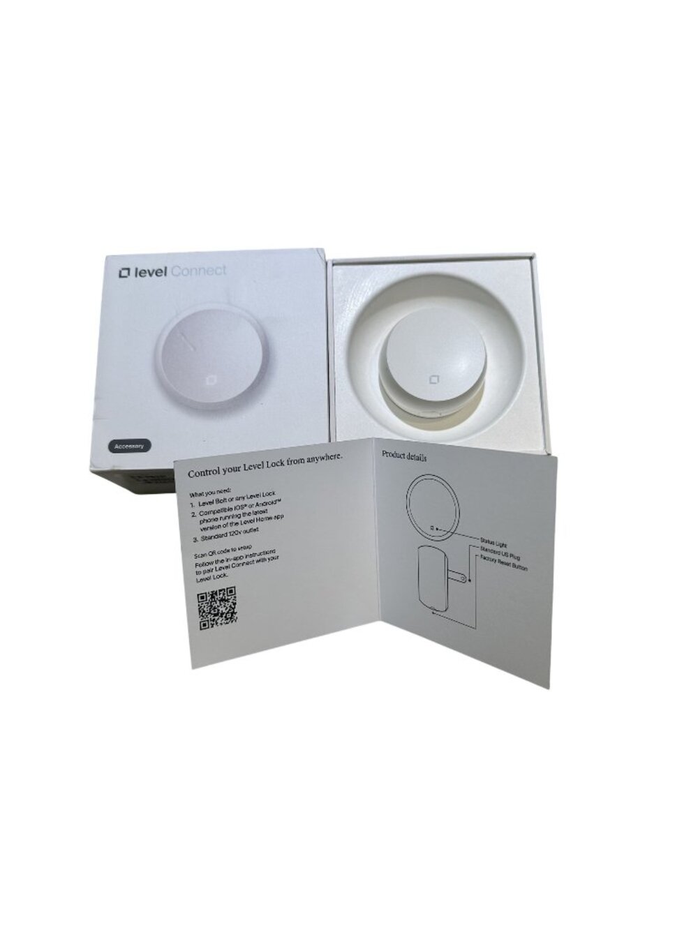 Level Connect Wi-Fi Smart Plug Accessory for Level Bolt Lock Touch Edition S1